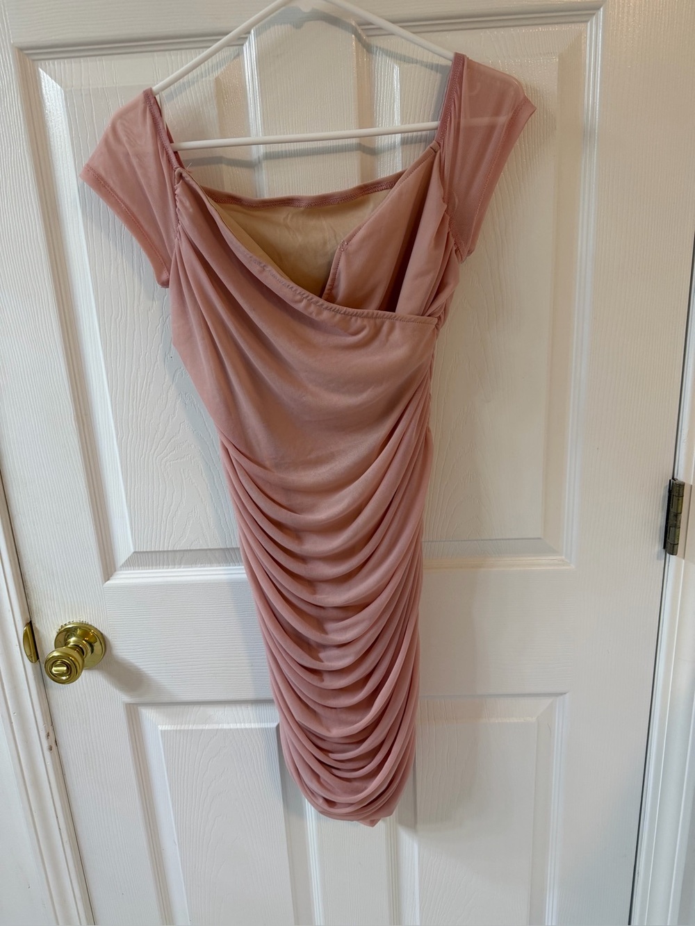 SHEIN ruched bodycon dress